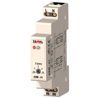 AUTOMAT SCHODOWY 230V AC TYP: ASM-01 EXT10000004 ZAMEL (EXT10000004)